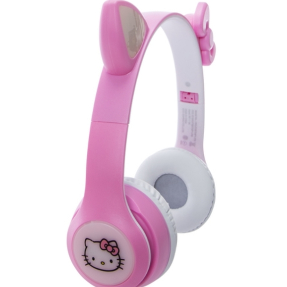 BLUETOOTH WIRELESS HELLO KITTY LIGHT UP HEADPHONES - Picture 3 of 5